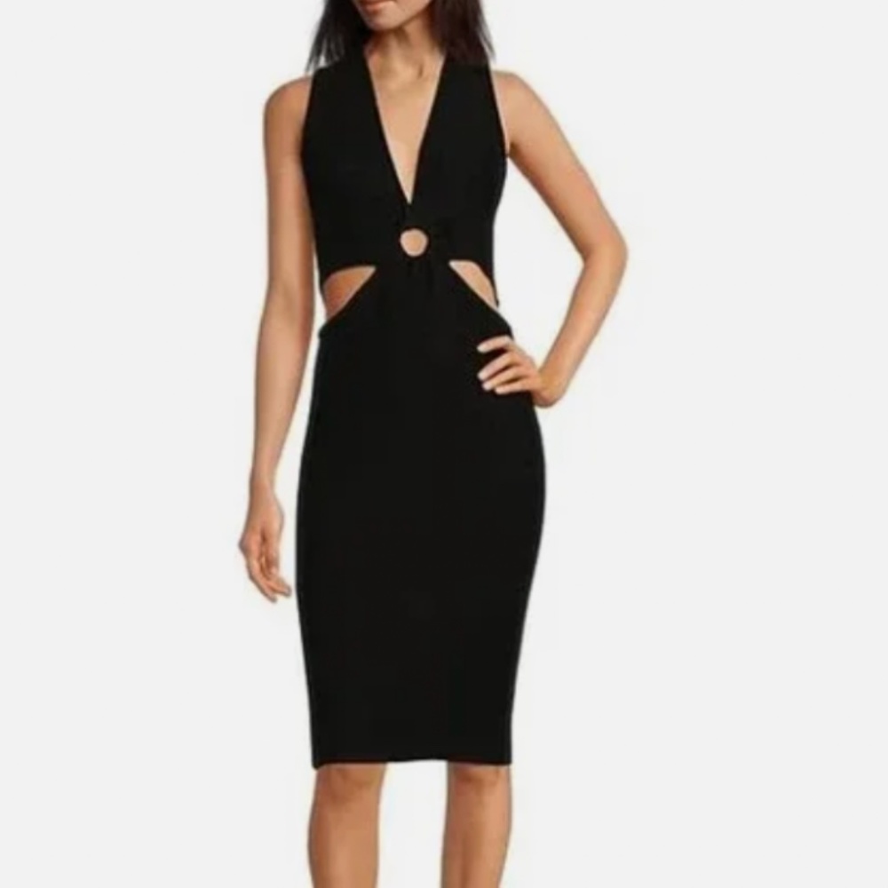 Calvin Klein Womens Cut-Out Mid-Calf, Sleeveless Sweaterdress (NEW!!)
